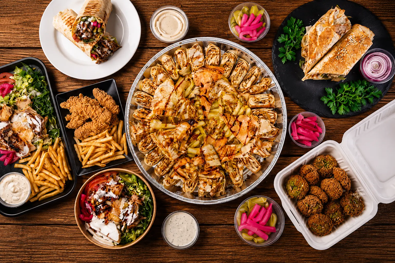 Al Zain halal shawarma, falafel and manakish in London, Ontario