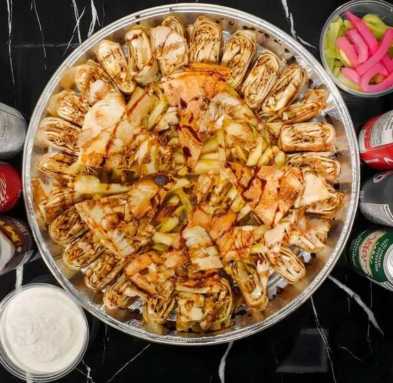 Al Zain Beef Family Tray - halal Middle Eastern restaurant in London, Ontario