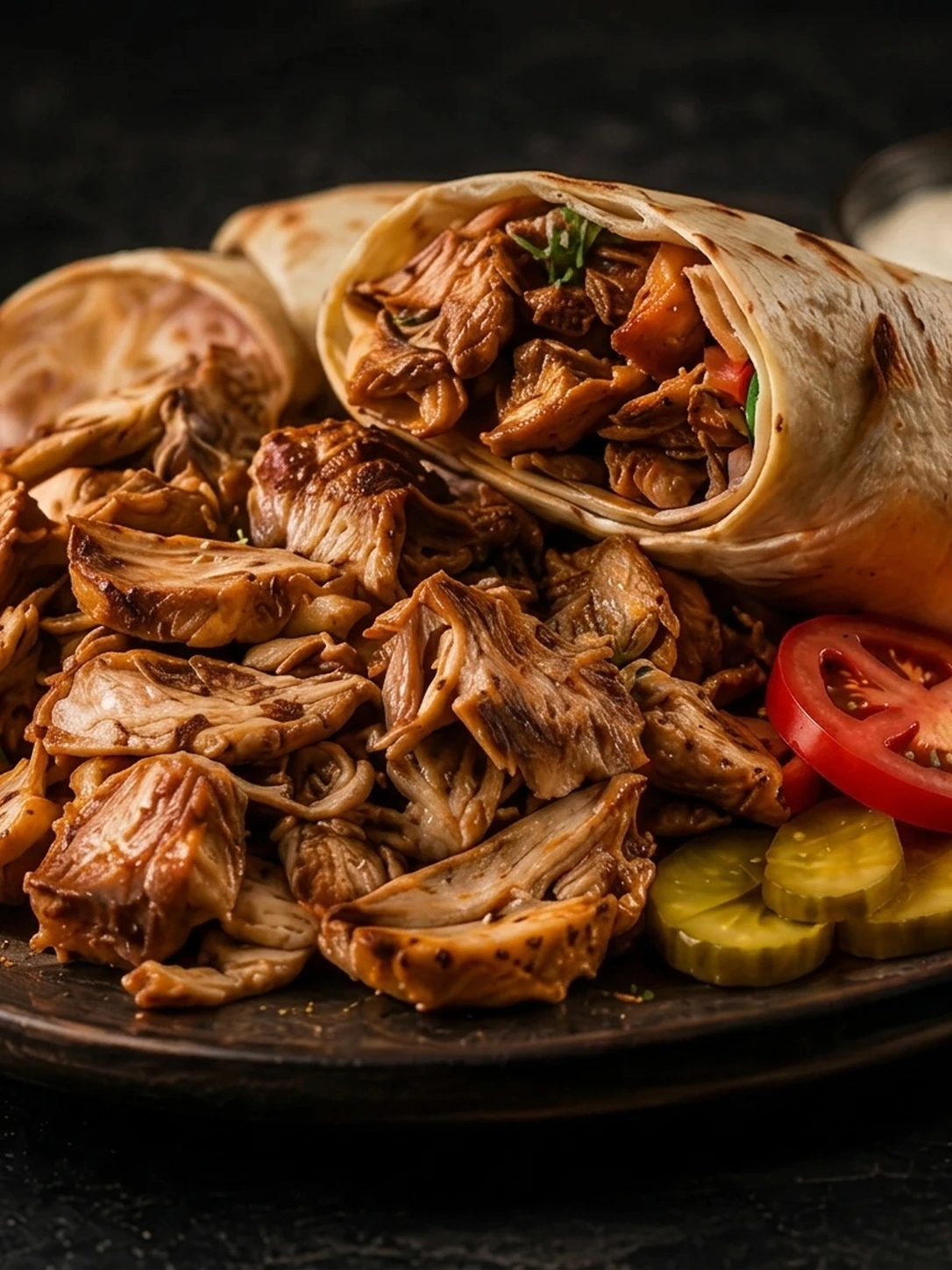 Halal shawarma, falafel and manakish dishes served at Al Zain Ernest Avenue London