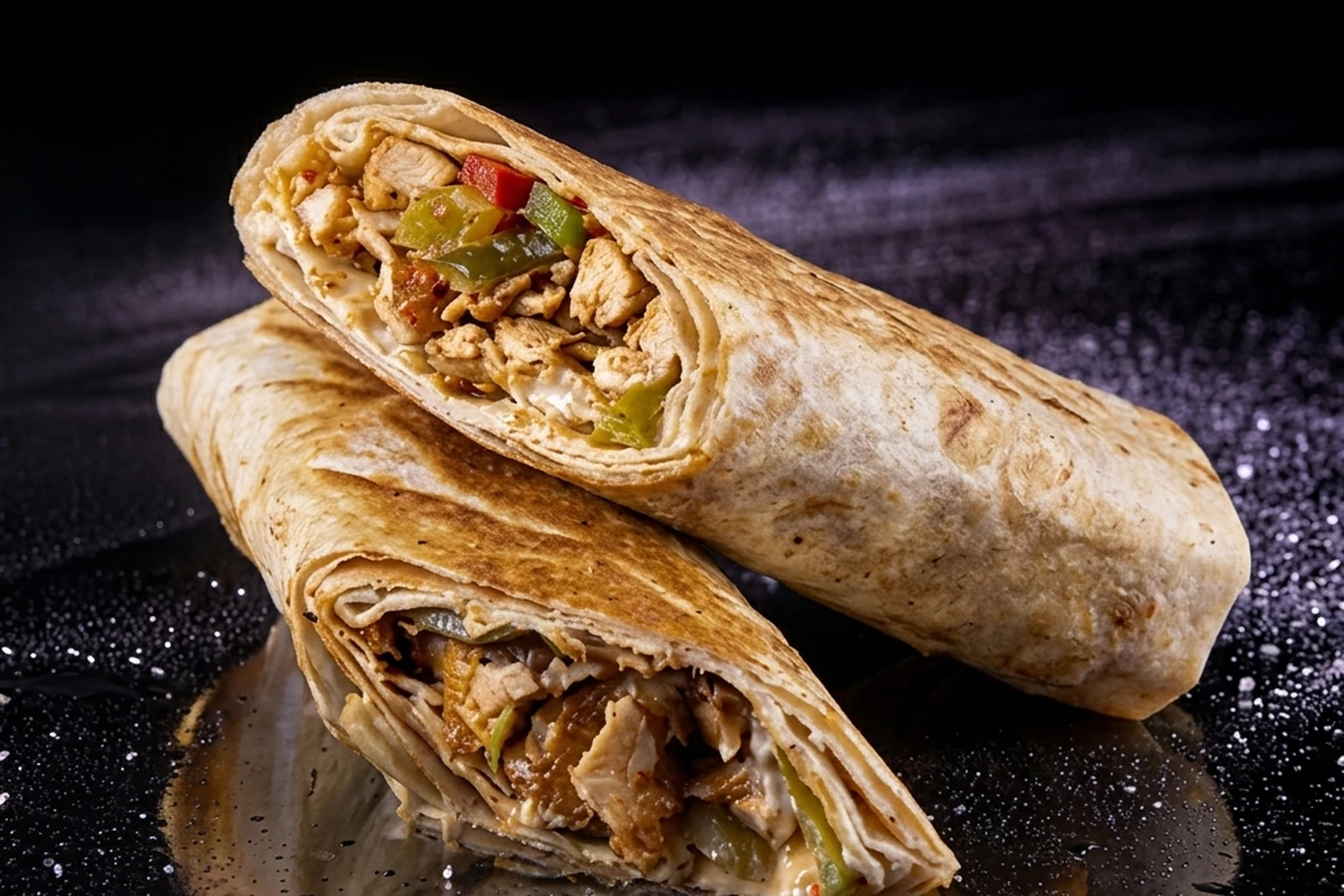 Chicken and beef shawarma wrap at Al Zain London Ontario – halal shawarma in warm pita