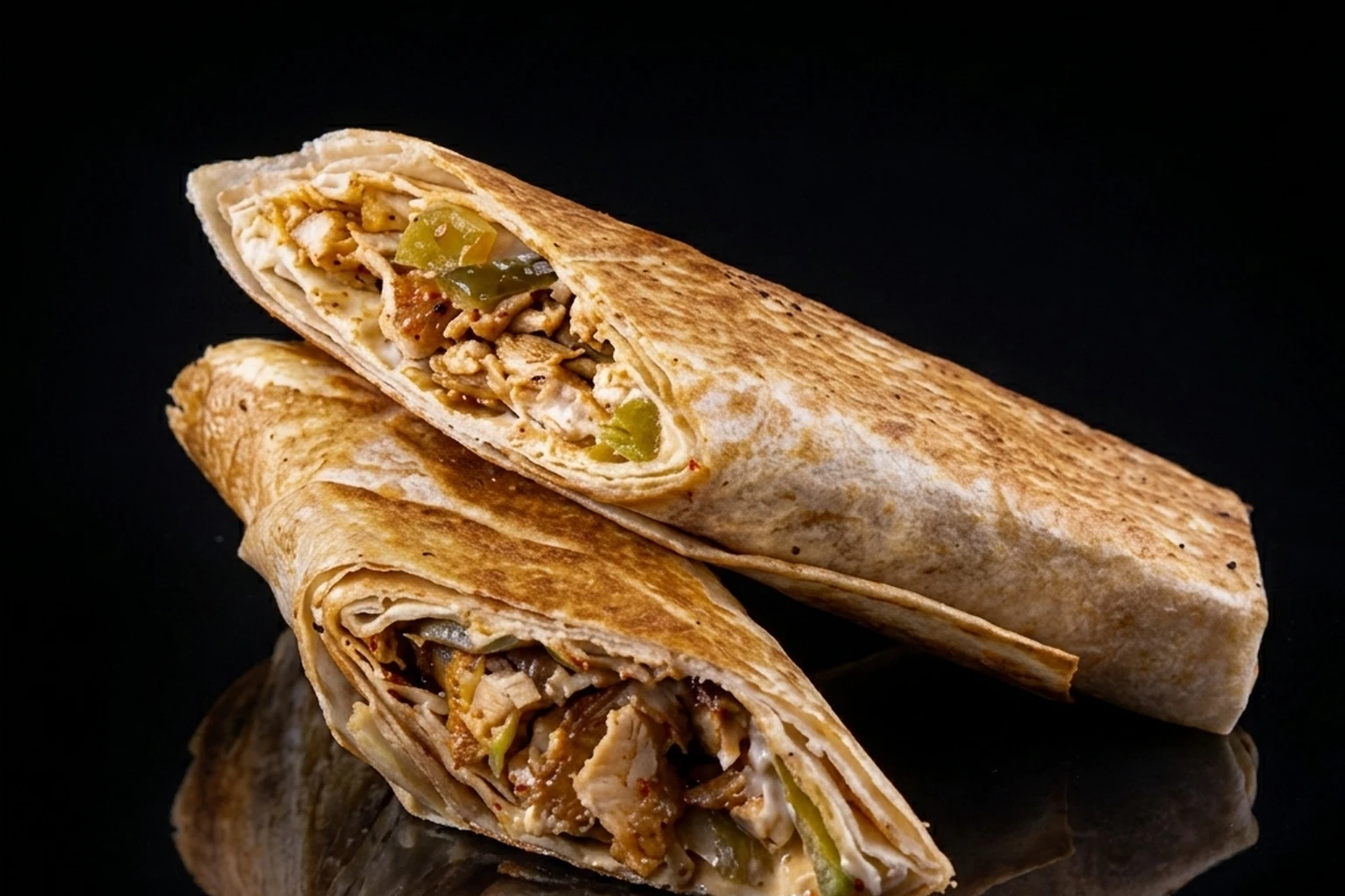 Chicken Shawarma Wrap at Al Zain London, Ontario — marinated chicken shawarma grilled and wrapped in warm pita