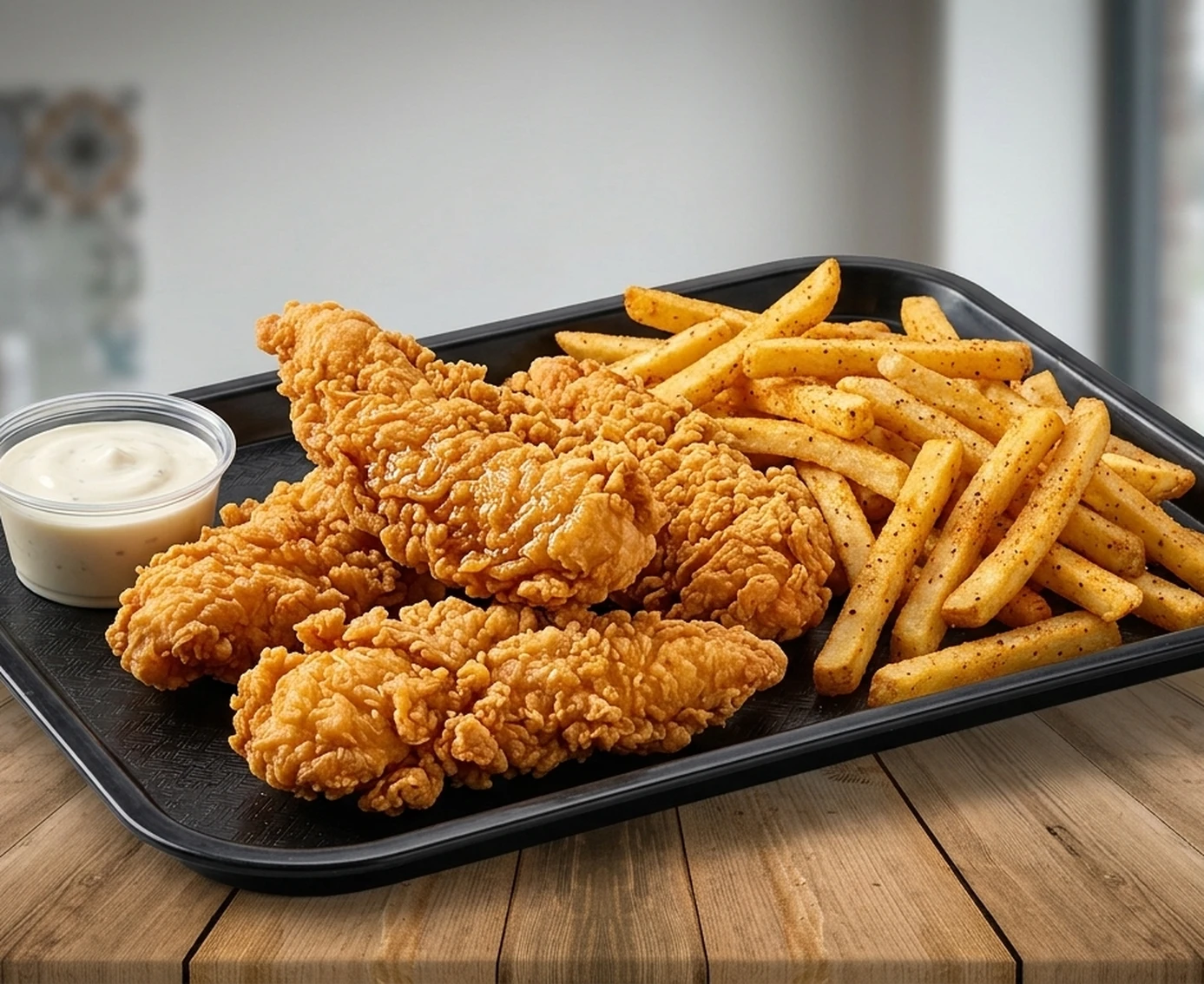 Chicken Tender Meal at Al Zain London, Ontario — crispy chicken tenders combo with choice of sides